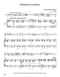 Telemann, Georg Philipp % Sonata in a minor - OB/PN