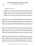 Collection % A Broken Anthology of Western Music - Breaking Winds (score & parts) - 4BSN (PDF)