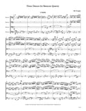 Douglas, Bill % Three Dances (score & parts) - 4BSN