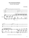 Jennings, Janet % Five Emotional States (score & parts) - OB/VA/PN