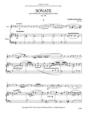 Saint-Saens, Camille % Sonata, op. 166 - OB/PN