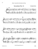 Weait, Christopher % Second Set of Inventions for piano solo - PN