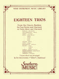 Collection % Eighteen Trios from the Classic Masters (score & parts) - FL/OB/CL or 2FL/CL