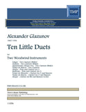 Glazunov, Alexander % Ten Little Duets - CL/BSN see MORE Info
