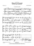 Schocker, Gary % Three's a Crowd (sc/parts) - FL/OB/BSN
