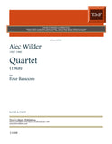 Wilder, Alec % Quartet (1968) (score & parts) - 4BSN