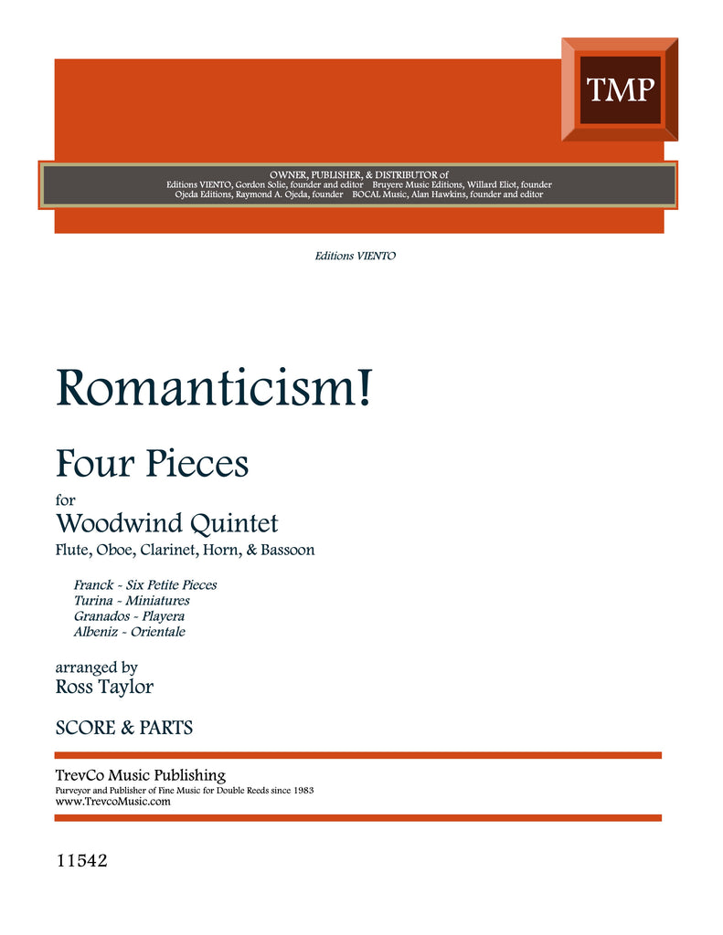 Collection % Romanticism! (Taylor) (score & parts) - WW5