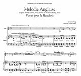 Vogt, Gustave % Melodie Anglaise (English Melody) - OB/PN