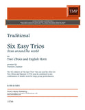 Traditional % Six Easy Trios (score & parts) - 2OB/EH