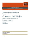 Bach, J.S. % Concerto in F Major, BWV 1055 - EH/PN