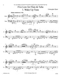 Weait, Christopher % Five Low (score & parts) - FL/TUBA