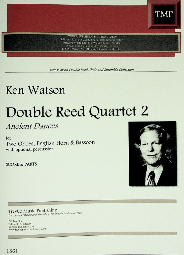Double Reed Quartet 2 - 2OB/EH/BSN - Trevco Music