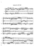 Bach, J.S. % Three Three-Part Inventions (score & parts)(Watson) - 2 OB/BSN
