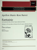 Barret, A.M.R. % Fantaisie on The Last Rose of Summer for oboe & piano (Stamer) - OB/PN