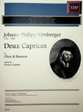 Kirnberger, Johann Philipp % Deux Caprices (Cramer)(score & parts) -OB/BSN