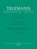 Telemann, Georg Philipp % Two Sonatas from "Essercizi musici", TWV 41 - OB/PN (Basso Continuo)