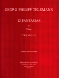 Telemann, Georg Philipp % Twelve Fantasies TWV 40:2-13 - SOLO OB (FL)