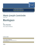 Canteloube, Marie-Joseph % Rustiques for Trio d'anches - OB/CL/BSN