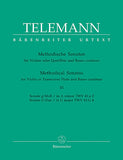 Telemann, Georg Philipp % 12 Methodical Sonatas V3-OB/PN (Basso Continuo)