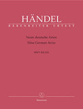 Handel, Georg Friedrich % Nine German Arias - SOPRANO VOICE/OB/PN (Basso Continuo)