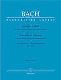 Bach, J.S. % Concerto in c minor, BWV 1060 (score & set) - OB/VLN/ORCH