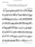 Bach, J.S. % Concerto in c minor BWV 1060 (score) - VLN/OB/ORCH