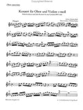 Bach, J.S. % Concerto in c minor BWV 1060 (score) - VLN/OB/ORCH