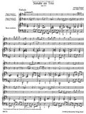 Dornel, Antoine % Trio Sonata in b minor Op 3 #3-2OB/PN or FL/OB/PN (Basso Continuo)