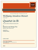 Mozart, Wolfgang Amadeus % Quartet in Bb Major, K.292 (Elliot) - BSN/STG3