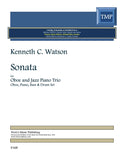Watson, Ken % Sonata for Oboe and Jazz Trio (score & parts) - OB/PN/KB/PERC