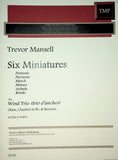 Mansell, Trevor % Six Miniatures (score & parts) - OB/CL/BSN