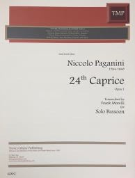 Paganini, Niccolo % 24th Caprice, op. 1 (Morelli) - SOLO BSN