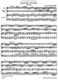 Handel, Georg Friedrich % Six Sonatas, V2, HWV 382 & 383 - 2OB/PN or OB/VLN/PN (Basso Continuo)