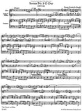 Handel, Georg Friedrich % Six Sonatas, V3 HWV 384 & 385 - 2OB/PN or OB/VLN/PN (Basso Continuo)