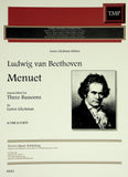 Beethoven, Ludwig von % Menuet (Glickman) (score & parts)-3BSN