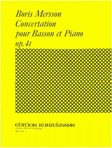 Mersson, Boris % Concertation in Bb Major, op. 41 - BSN/PN