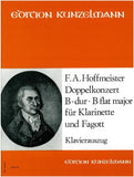 Hoffmeister, Franz Anton % Double Concerto in Bb Major - CL/BSN/PN