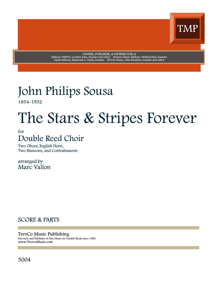 Sousa, John Philip % The Stars & Stripes Forever (score & parts) - 2OB/EH/2BSN/CBSN