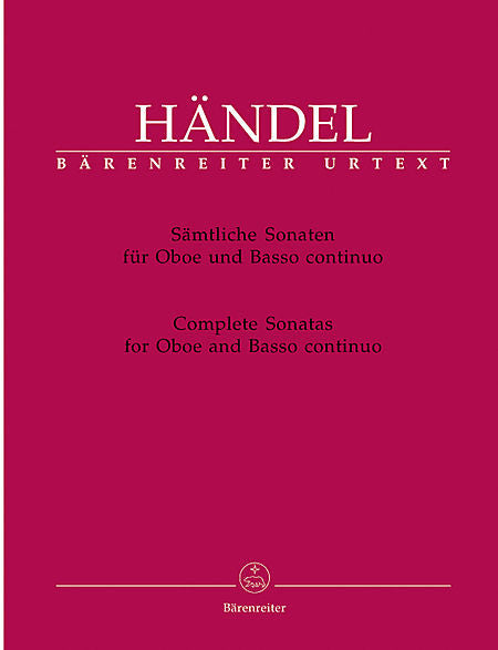 Handel, Georg Friedrich % Complete Sonatas for Oboe and Basso Continuo - OB/PN (Basso Continuo)
