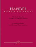 Handel, Georg Friedrich % Complete Sonatas for Oboe and Basso Continuo - OB/PN (Basso Continuo)