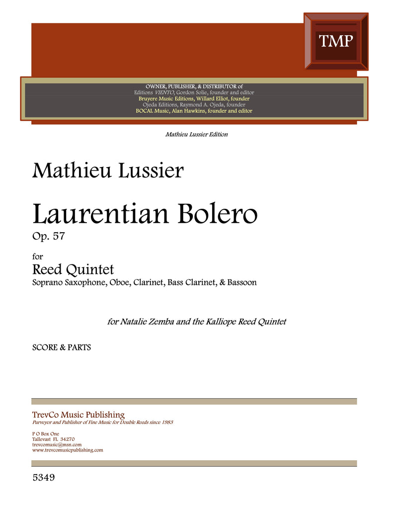 Lussier, Mathieu % Laurentian Bolero - REED5