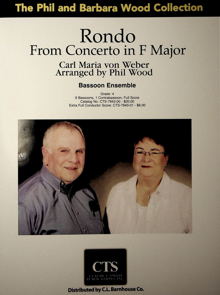Weber, Carl Maria von % Rondo from Concerto in F (score & parts) - 6BSN/CBSN