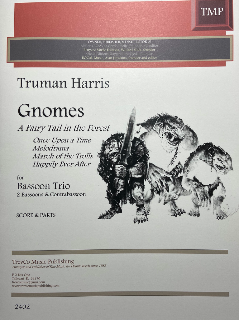 Harris, Truman % Gnomes A Fairy Tail in the Forest (score & parts)-2BSN/CBSN