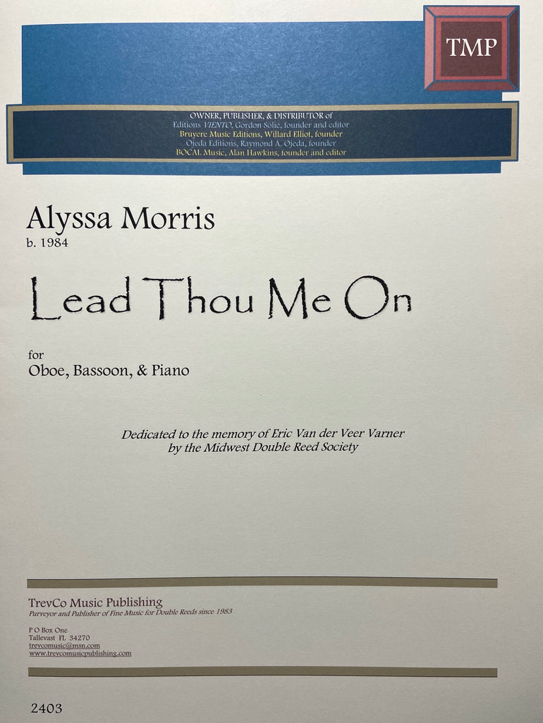 Morris, Alyssa % Lead Thou Me On - OB/BSN/PN