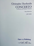 Theofanidis, Christopher % Concerto - BSN/PN