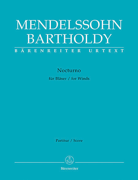 Mendelssohn, Felix % Nocturno (parts) - FL/2OB/2CL/3BSN/2HN/TPT