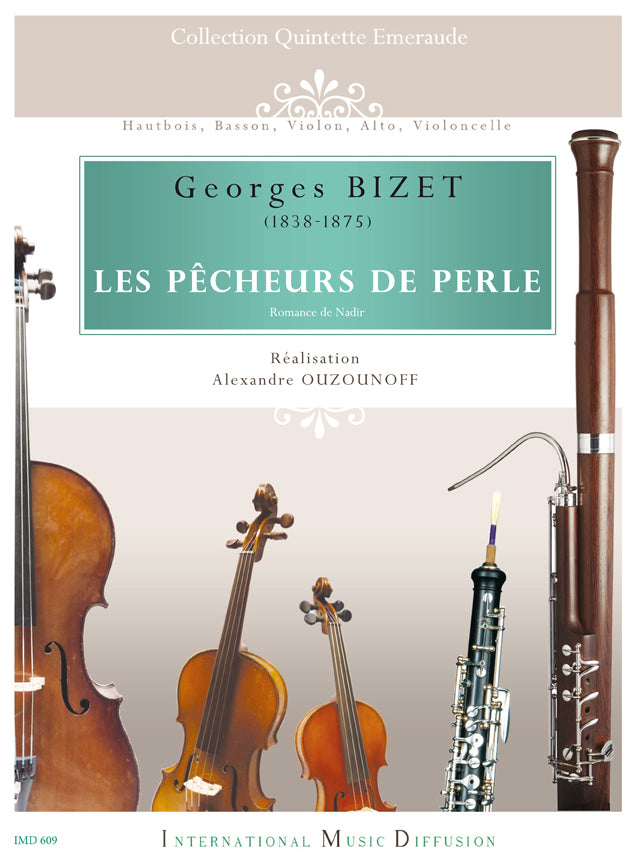 Bizet, Georges % The Pearl Fishers: Romance de Nadir (score & parts) - OB/BSN/VLN/VLA/CEL