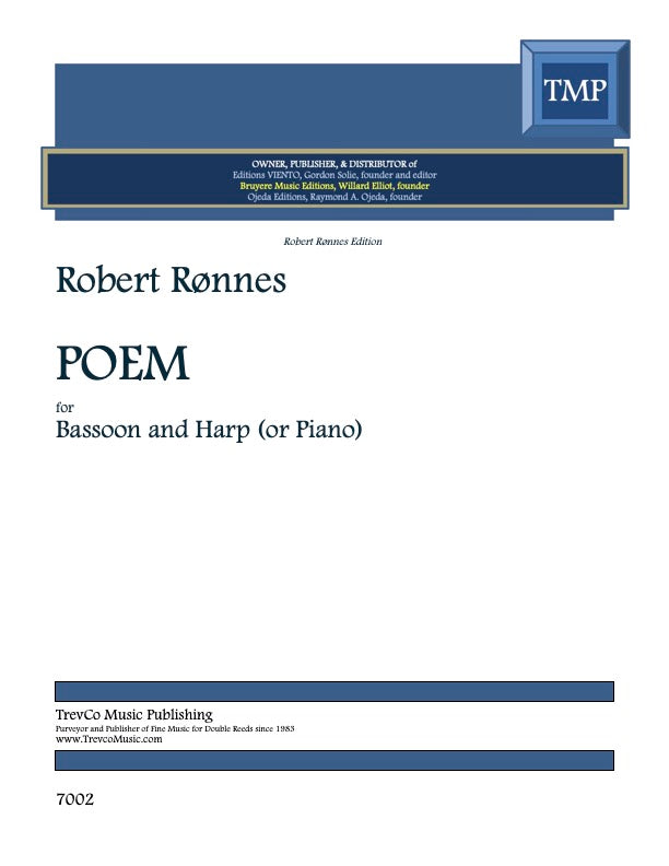 Ronnes, Robert % Poem - BSN/HARP