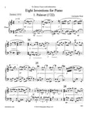 Weait, Christopher % Eight Inventions for piano solo - PN