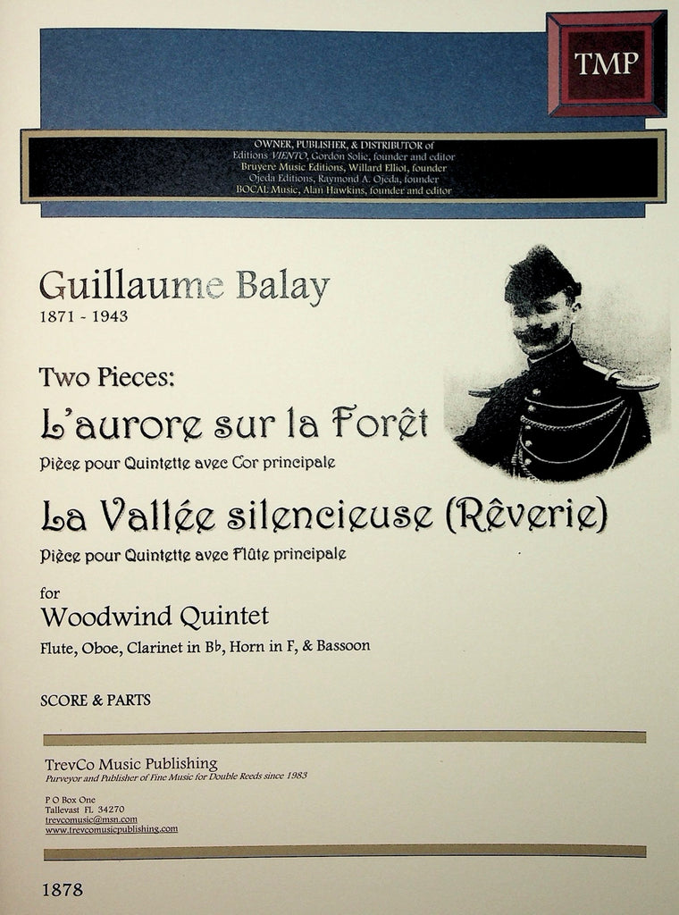Balay, Guillaume % Two Pieces (score & parts)(Cramer) - WW5